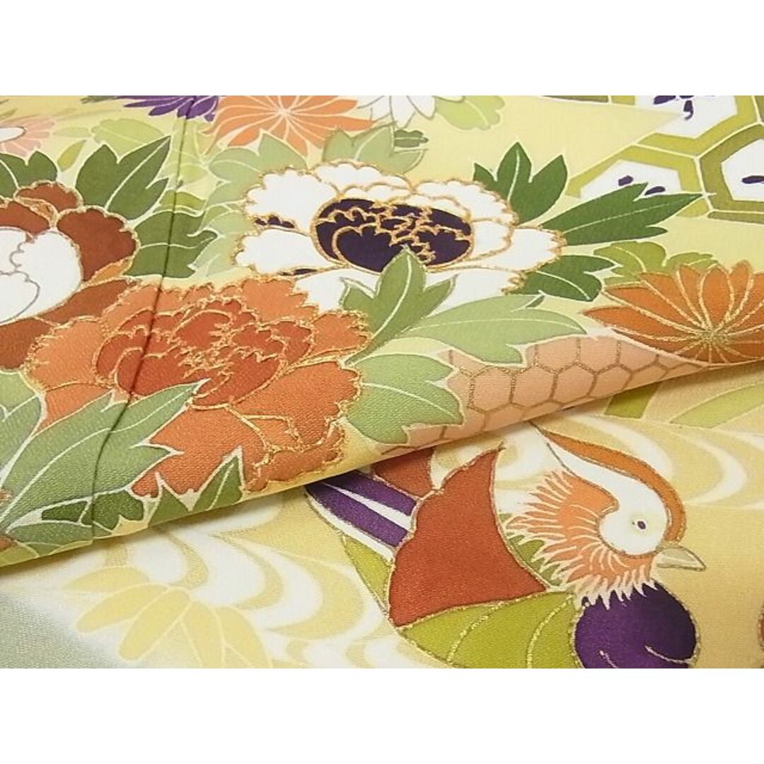 平和屋本店□極上 創業460年・千總 振袖 駒刺繍 花鳥風景文 暈し 平和屋本店□極上 創業460年・千總 振袖 駒刺繍 花鳥風景文 暈し