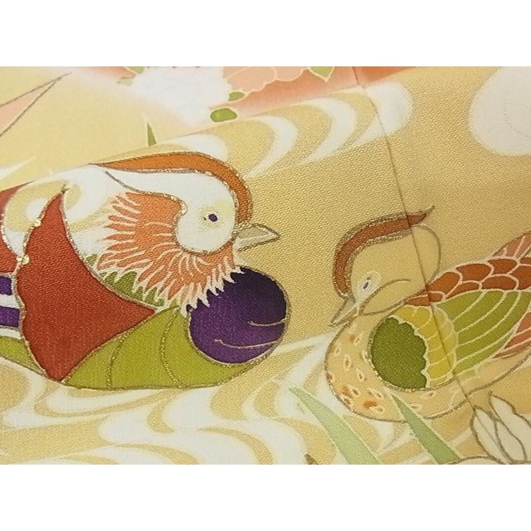 平和屋本店□極上 創業460年・千總 振袖 駒刺繍 花鳥風景文 暈し 平和屋本店□極上 創業460年・千總 振袖 駒刺繍 花鳥風景文 暈し