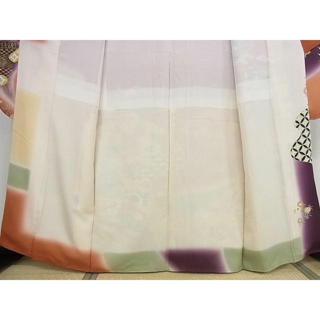 平和屋本店□極上 創業460年・千總 振袖 駒刺繍 花鳥風景文 暈し 平和屋本店□極上 創業460年・千總 振袖 駒刺繍 花鳥風景文 暈し