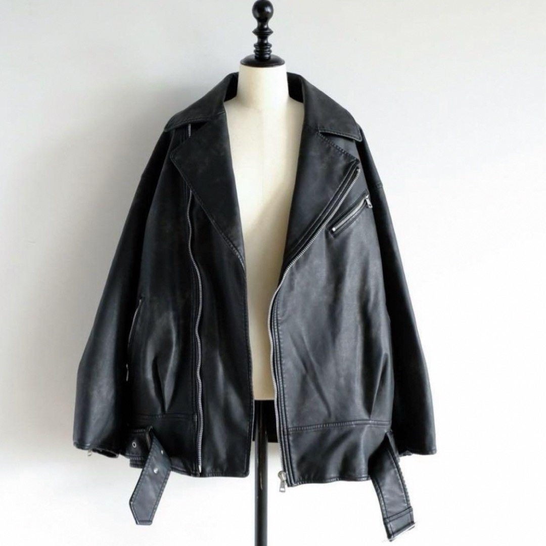 SeaRoomlynn - Vintage ECOレザーBIGライダースの通販 by 6日 SeaRoomlynn - Vintage ECOレザーBIGライダースの通販 by 6日