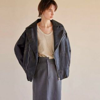 SeaRoomlynn - Vintage ECOレザーBIGライダースの通販 by 6日 SeaRoomlynn - Vintage ECOレザーBIGライダースの通販 by 6日