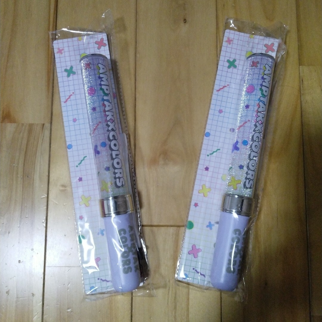 新品】AMPTAKxCOLORS ペンライト (虹ver.) 2本セット 新品】AMPTAKxCOLORS ペンライト (虹ver.) 2本セット
