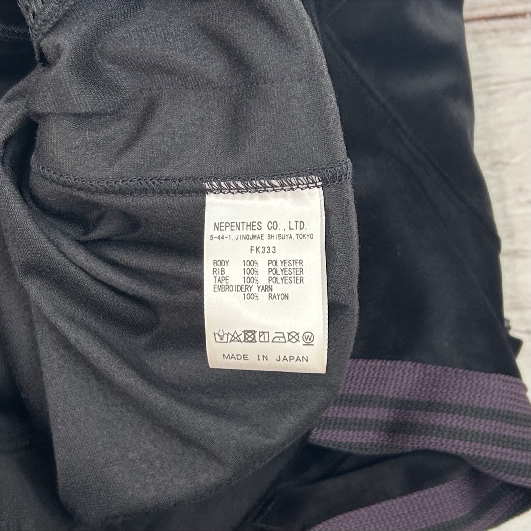 Needles - needles 19aw ベロア トラックジャケット ブラック Needles - needles 19aw ベロア トラックジャケット ブラック