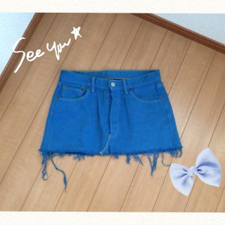 リーバイス(Levi's)の値下げ！リーバイスミニスカート♡(ミニスカート)