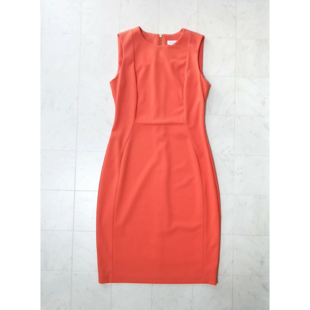 Calvin Klein(カルバンクライン)の8823様専用【Calvin Klein】ノースリーブ ワンピース 6 M レディースのワンピース(ひざ丈ワンピース)の商品写真