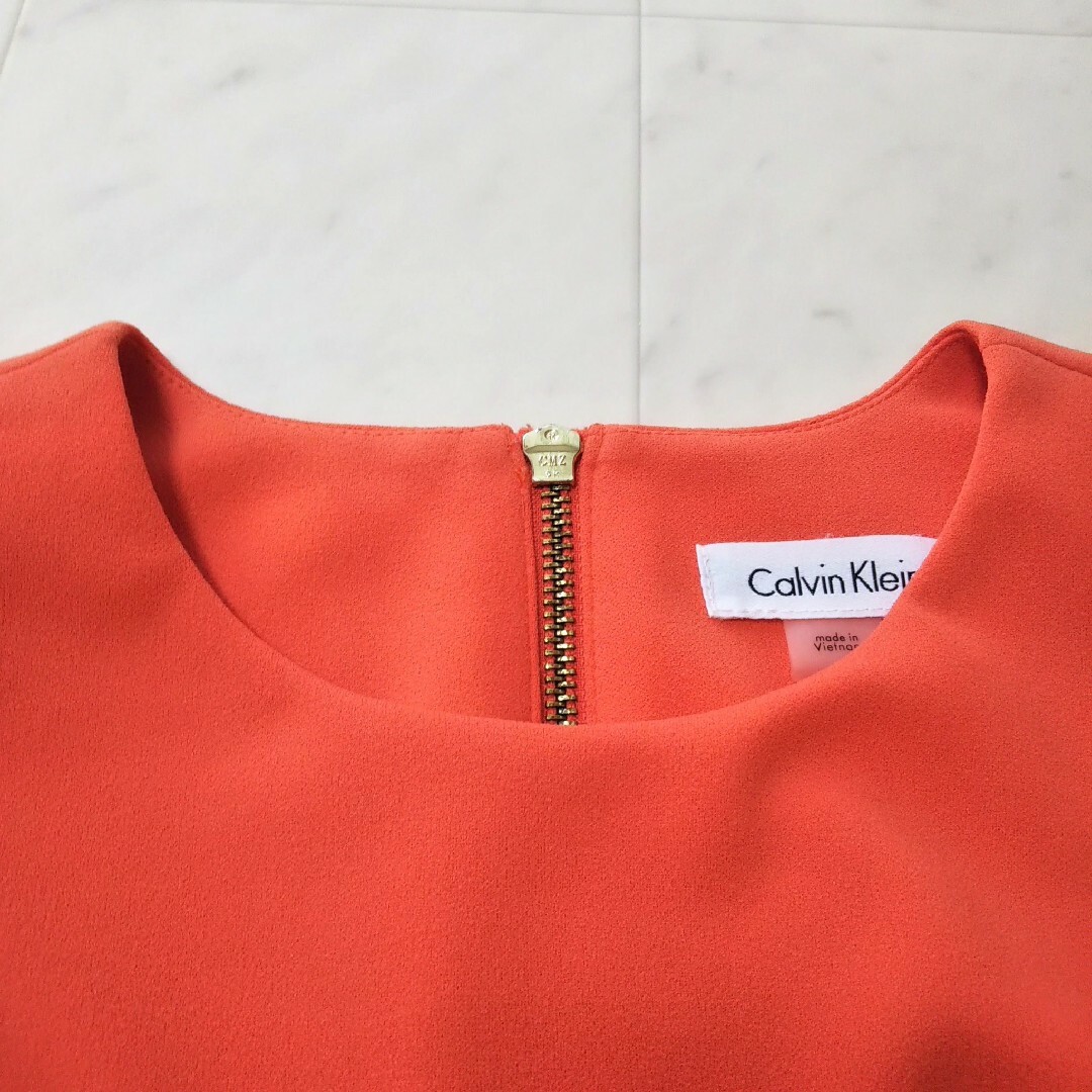 Calvin Klein(カルバンクライン)の8823様専用【Calvin Klein】ノースリーブ ワンピース 6 M レディースのワンピース(ひざ丈ワンピース)の商品写真