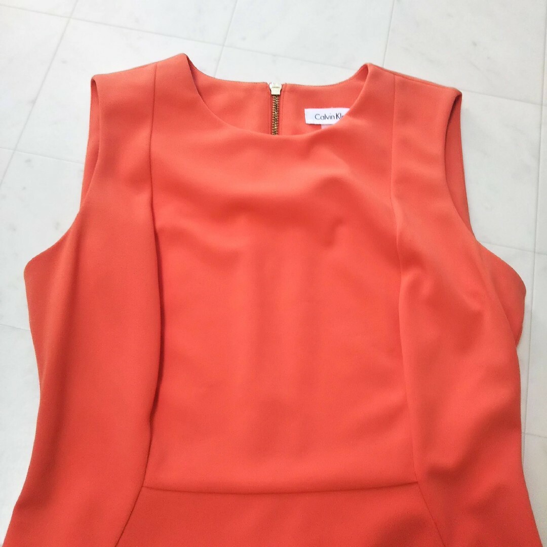 Calvin Klein(カルバンクライン)の8823様専用【Calvin Klein】ノースリーブ ワンピース 6 M レディースのワンピース(ひざ丈ワンピース)の商品写真