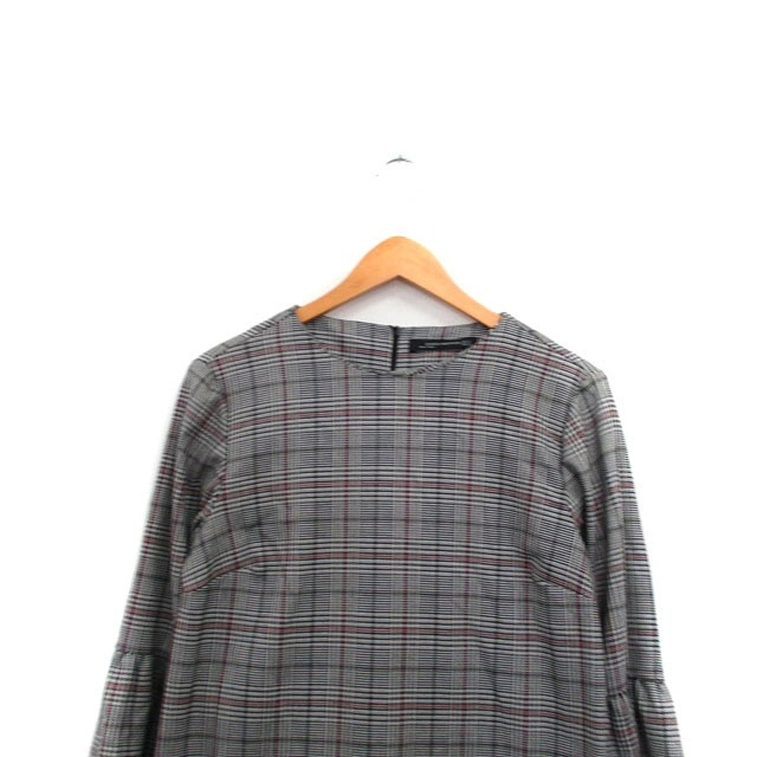 ザラウーマン ZARA WOMAN ワンピース 長袖 膝丈 グレンチェック ザラウーマン ZARA WOMAN ワンピース 長袖 膝丈 グレンチェック