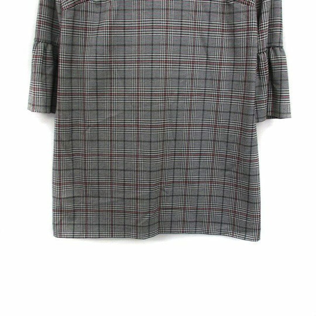 ザラウーマン ZARA WOMAN ワンピース 長袖 膝丈 グレンチェック ザラウーマン ZARA WOMAN ワンピース 長袖 膝丈 グレンチェック
