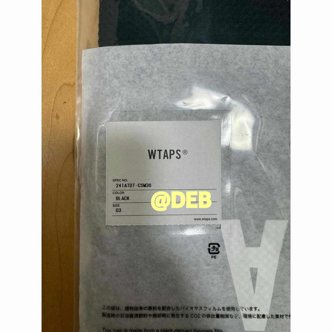 W)taps - WTAPS 24SS QB SS FOOTBALL TEE BLACK Lサイズの通販 W)taps - WTAPS 24SS QB SS FOOTBALL TEE BLACK Lサイズの通販