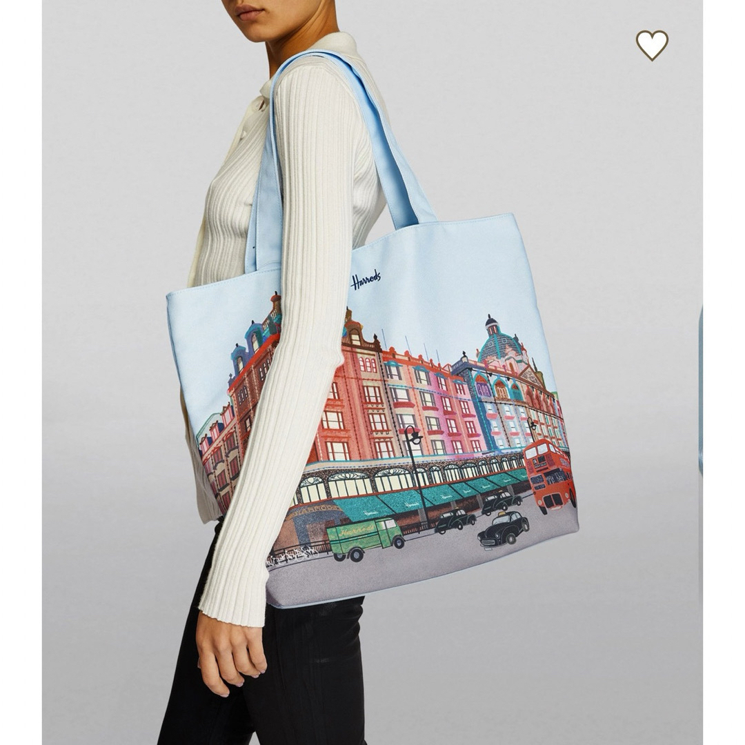 Harrods - Harrods 英国ハロッズ トートバッグ ☆裏地付き 新品
