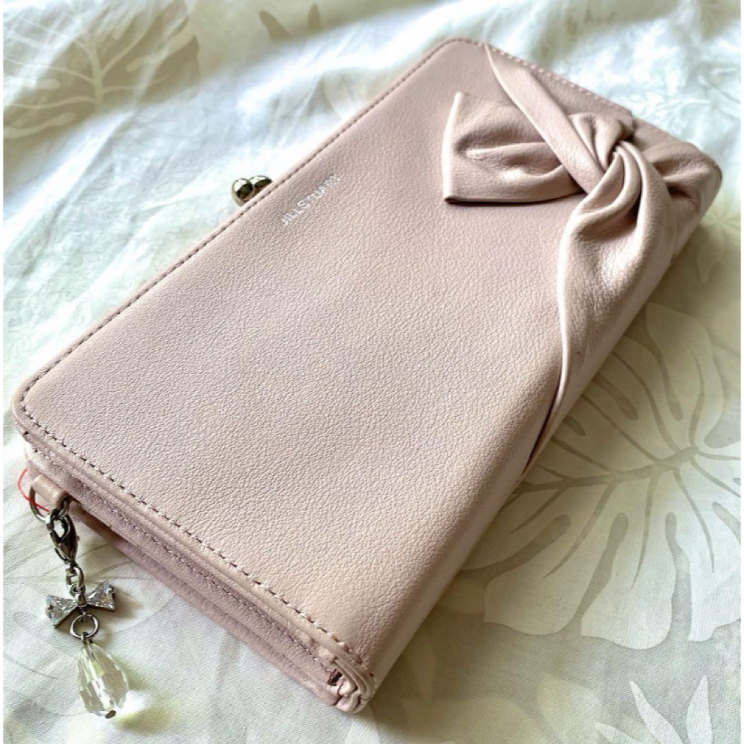新品】JILLSTUART がま口長財布 スパイラル ピンク ジルスチュアート 新品】JILLSTUART がま口長財布 スパイラル ピンク ジルスチュアート
