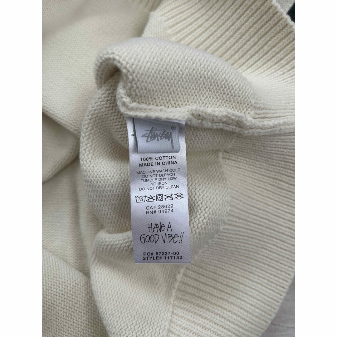 STUSSY - stussy 22ss SWEATER VEST セーターベスト M STUSSY - stussy 22ss SWEATER VEST セーターベスト M