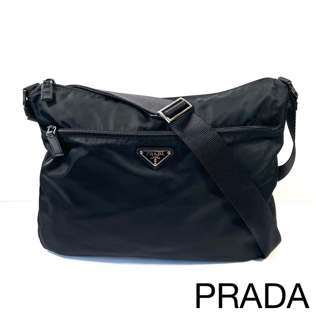 極美品〜美品】プラダ ショルダーバッグ カメラバッグ ナイロン 極美品〜美品】プラダ ショルダーバッグ カメラバッグ ナイロン