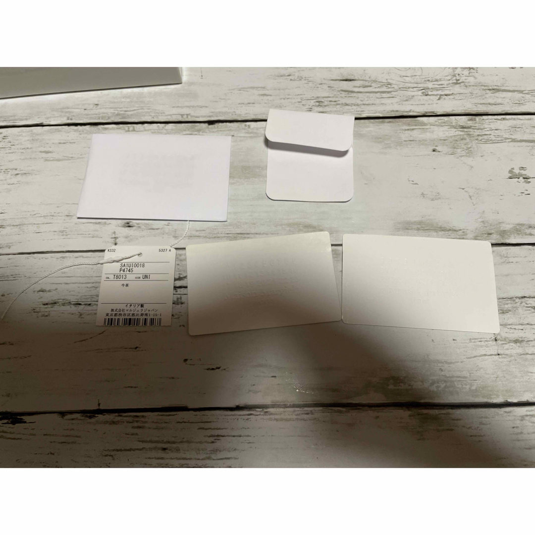Maison Margiela グレインレザー マネークリップ 二つ折り Maison Margiela グレインレザー マネークリップ 二つ折り