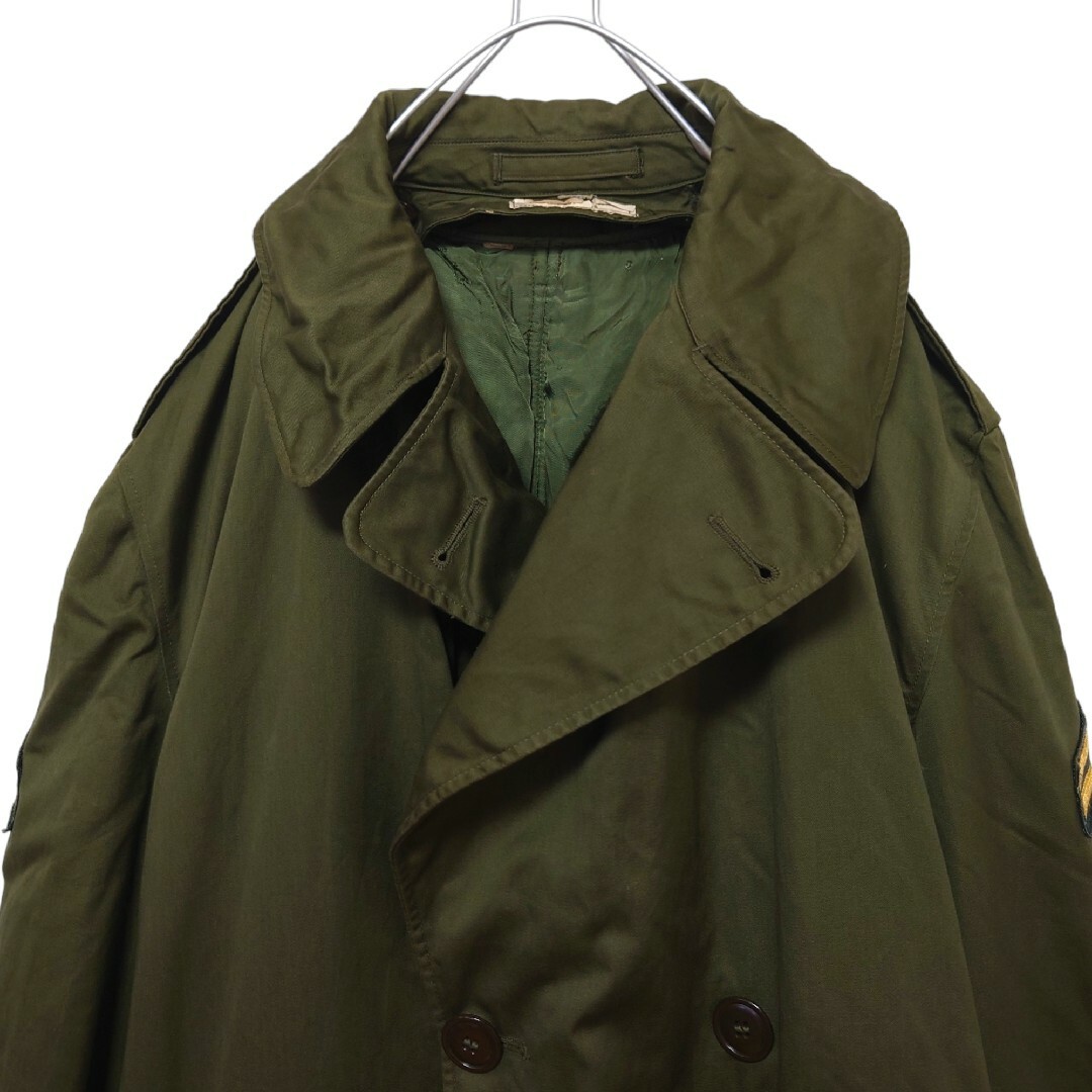 70s アメリカ軍 トレンチ ミリタリー オーバーコート こぼれおち 70s アメリカ軍 トレンチ ミリタリー オーバーコート こぼれおち