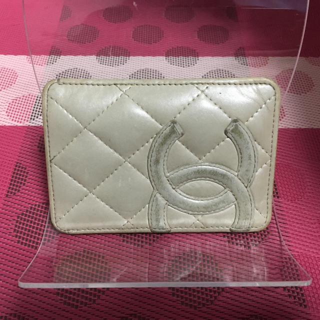 CHANEL(シャネル)のCHANEL  パスケース カード入れ カンボンライン シャネル レディースのファッション小物(名刺入れ/定期入れ)の商品写真