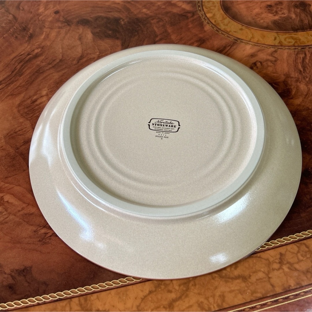 Noritake - ノリタケ STONEWARE ボルダーリッジ 大皿 30cm Noritake - ノリタケ STONEWARE ボルダーリッジ 大皿 30cm