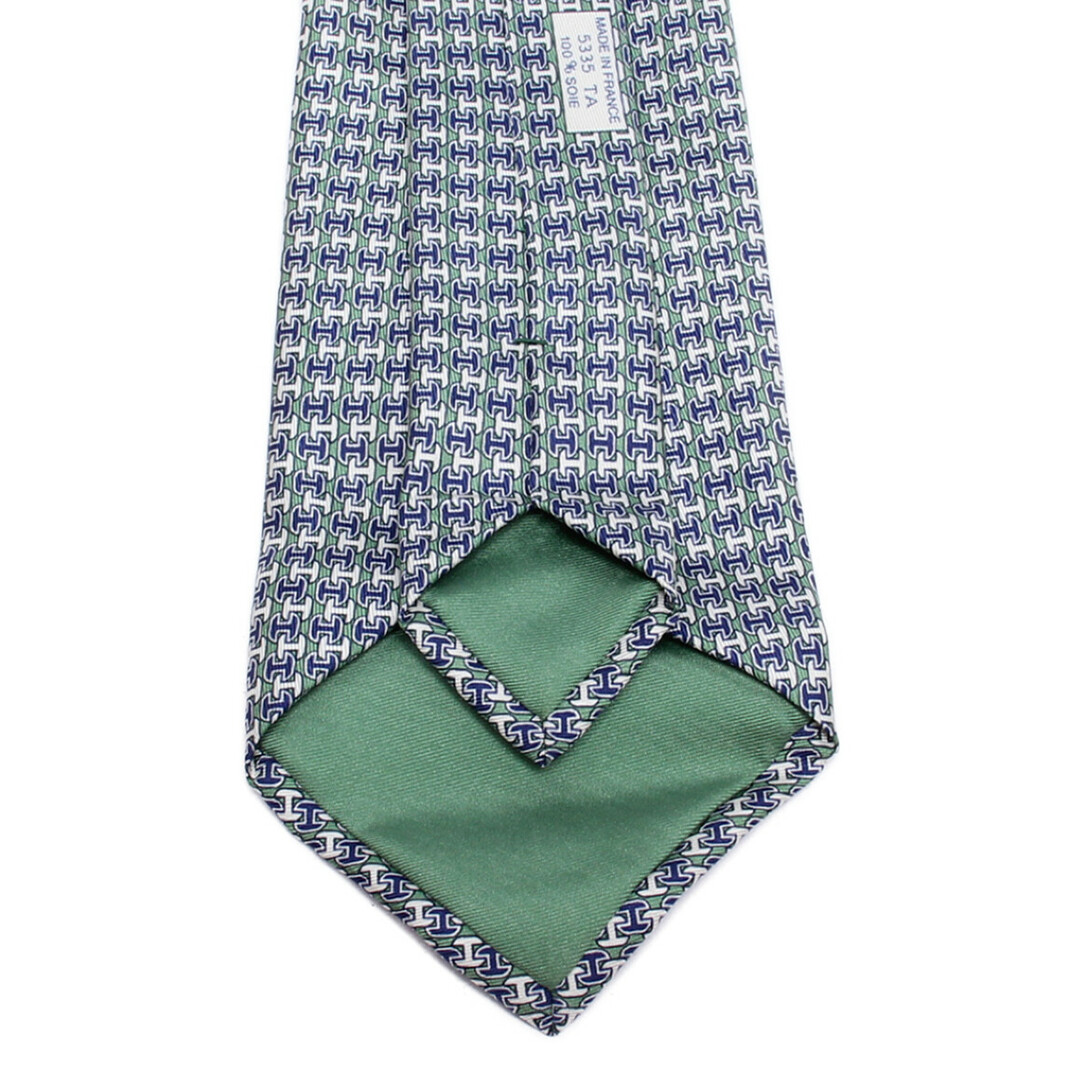 HERMES - 美品 エルメス HERMES ネクタイ シルク100% H柄 HERMES - 美品 エルメス HERMES ネクタイ シルク100% H柄