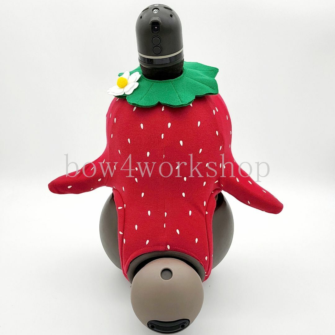 LOVOT ラボットの服ハンドメイド イチゴ柄ボディースーツセット LOVOT ラボットの服ハンドメイド イチゴ柄ボディースーツセット