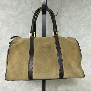 ロエベ(LOEWE)のLOEWE ボストンバッグ スエード 大容量 ロエベ 旅行(ボストンバッグ)