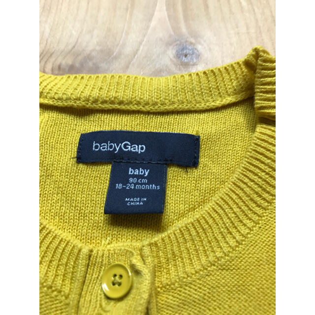 babyGAP(ベビーギャップ)のGAP カーディガン 90cm キッズ/ベビー/マタニティのキッズ服女の子用(90cm~)(カーディガン)の商品写真