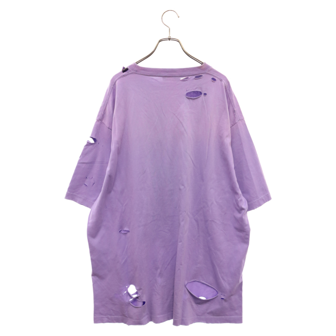 BALENCIAGA バレンシアガ 21SS Caps Destroyed Flatground Tee BALENCIAGA バレンシアガ 21SS Caps Destroyed Flatground Tee