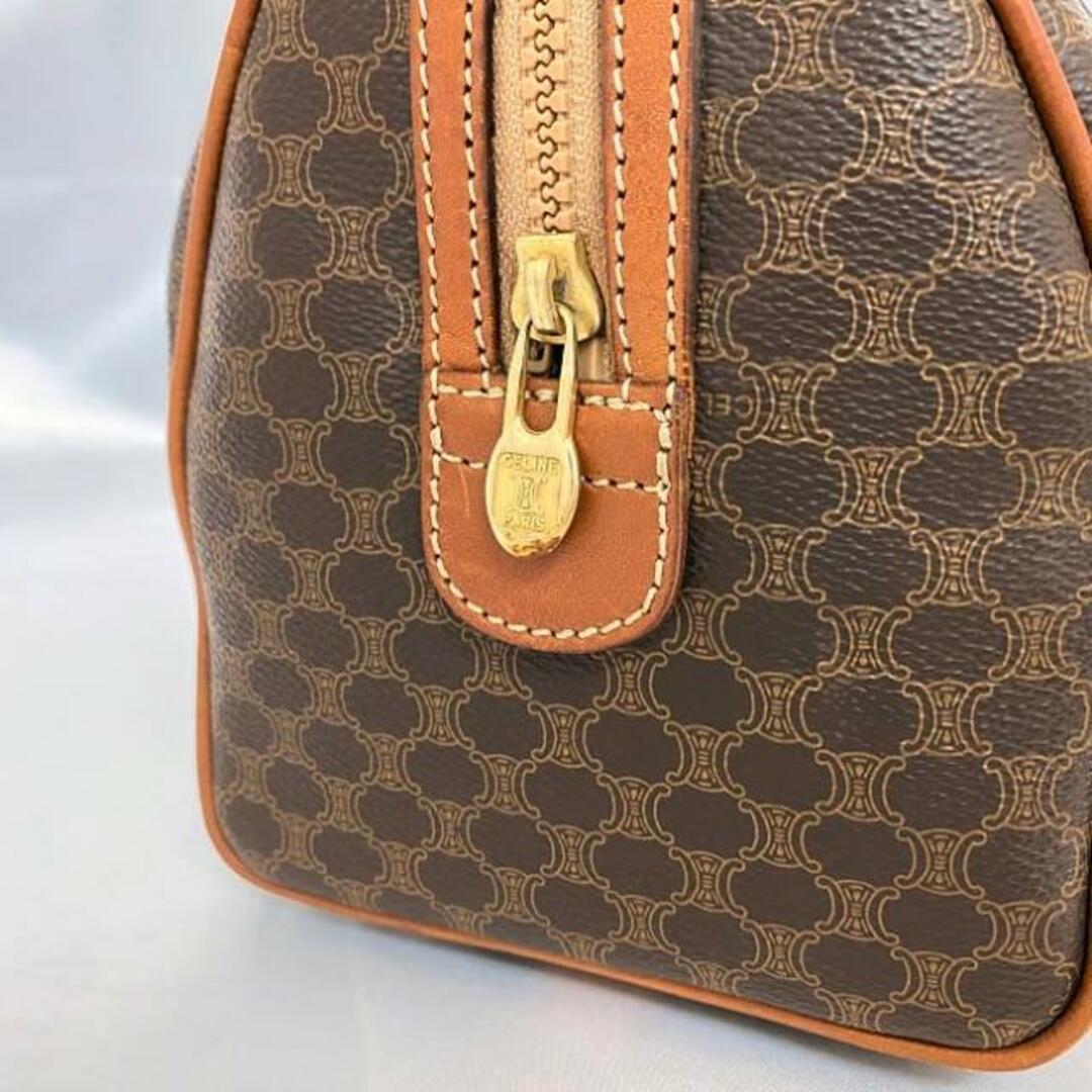 CELINE - セリーヌ ミニ ボストンバッグ ブラウン シグネチャー CELINE - セリーヌ ミニ ボストンバッグ ブラウン シグネチャー