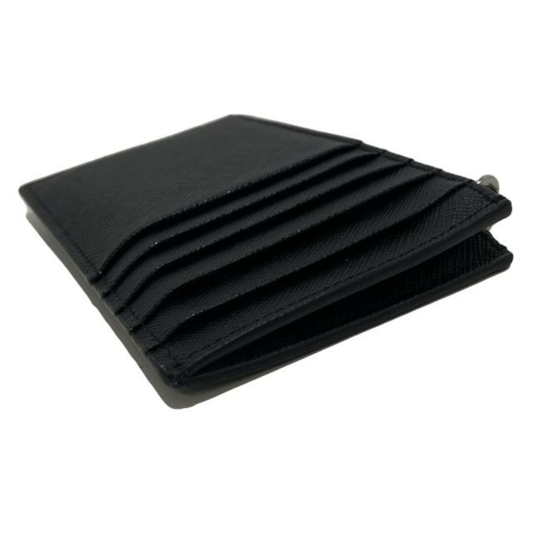 PRADA(プラダ) カードケース - 黒 レザー PRADA(プラダ) カードケース - 黒 レザー