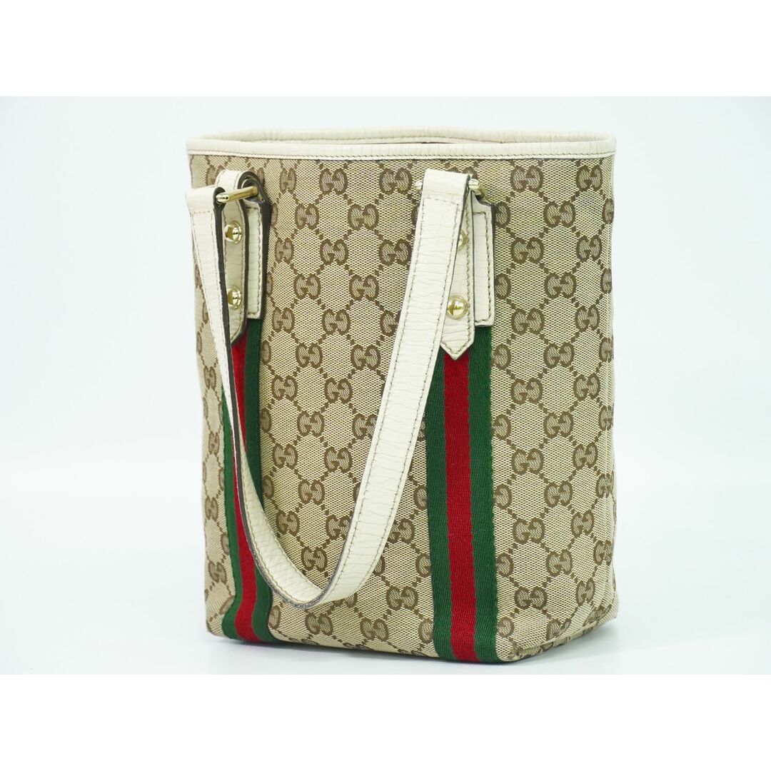 GUCCI - 本物 グッチ GUCCI シェリーライン GGキャンバス トート GUCCI - 本物 グッチ GUCCI シェリーライン GGキャンバス トート