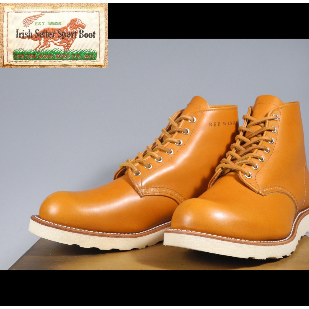 REDWING - 9871ゴールドラセット犬タグ復刻セッター9875 8166 REDWING - 9871ゴールドラセット犬タグ復刻セッター9875 8166