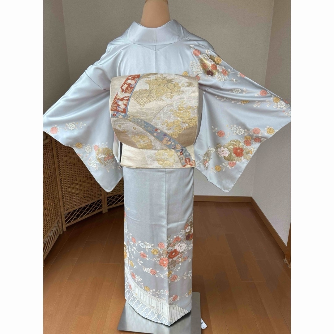 振袖・袋帯・帯締め・帯揚げ4点セット 知らせ 振袖・袋帯・帯締め・帯揚げ4点セット 知らせ