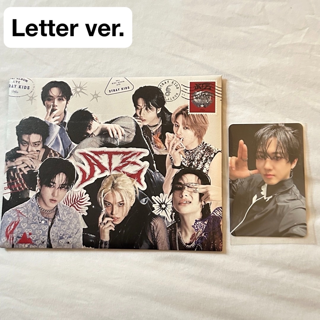 Stray Kids - スキズ ATE Letter ver. +チャンビン封入トレカの Stray Kids - スキズ ATE Letter ver. +チャンビン封入トレカの