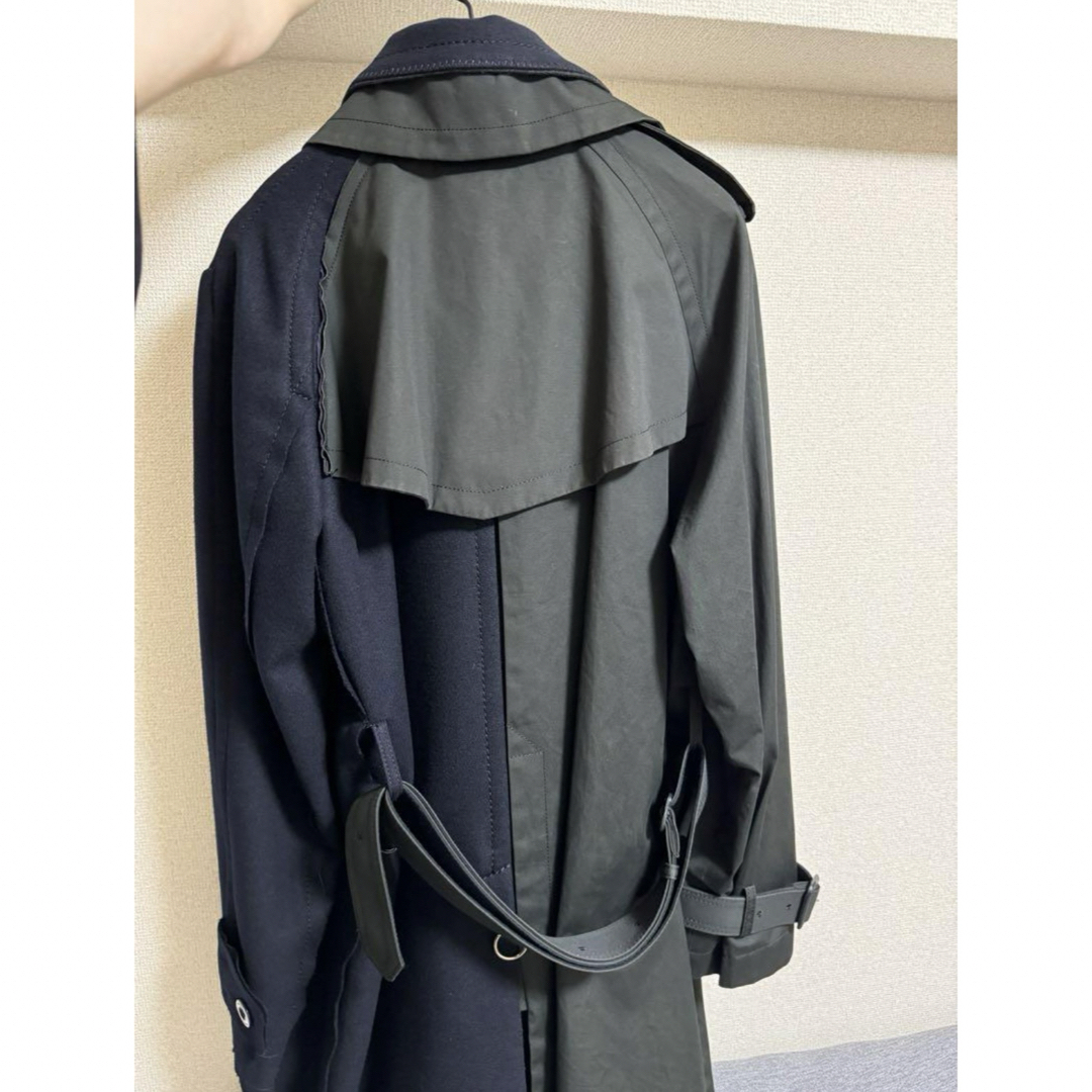 sacai - sacai ドッキングトレンチコート サイズ3 Lサイズ sacai - sacai ドッキングトレンチコート サイズ3 Lサイズ