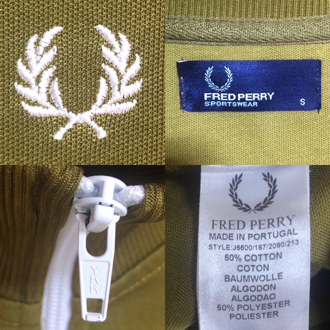 FRED PERRY - Fred Perry⭐️トラックジャケット M 刺繍月桂樹 FRED PERRY - Fred Perry⭐️トラックジャケット M 刺繍月桂樹