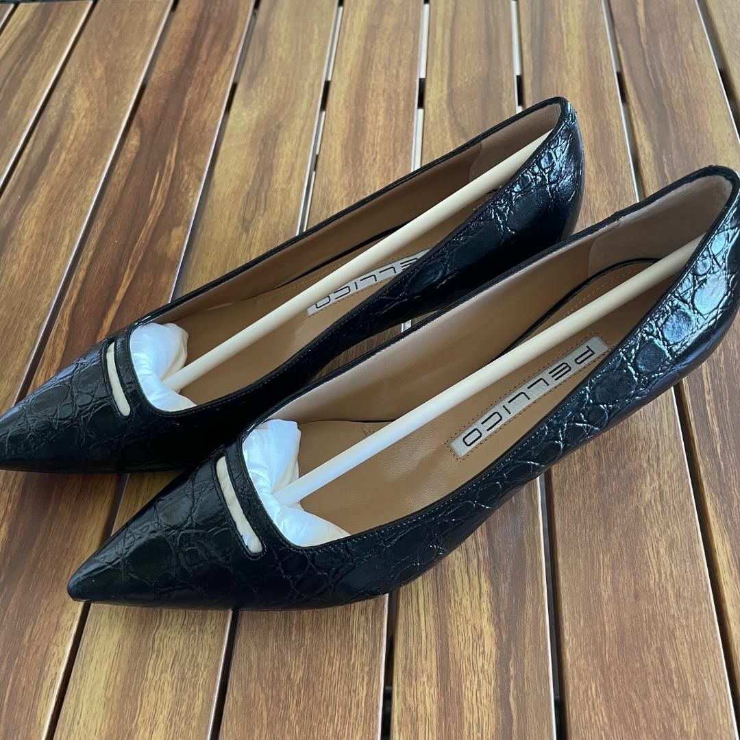 ペリーコ パンプス 0021 ANELLI レディース ブラック 24.0cm ペリーコ パンプス 0021 ANELLI レディース ブラック 24.0cm