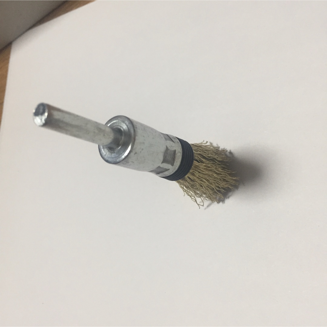 新品・送料無料】国産 軸付筒型ワイヤーブラシφ15 × φ6軸 100本 新品・送料無料】国産 軸付筒型ワイヤーブラシφ15 × φ6軸 100本