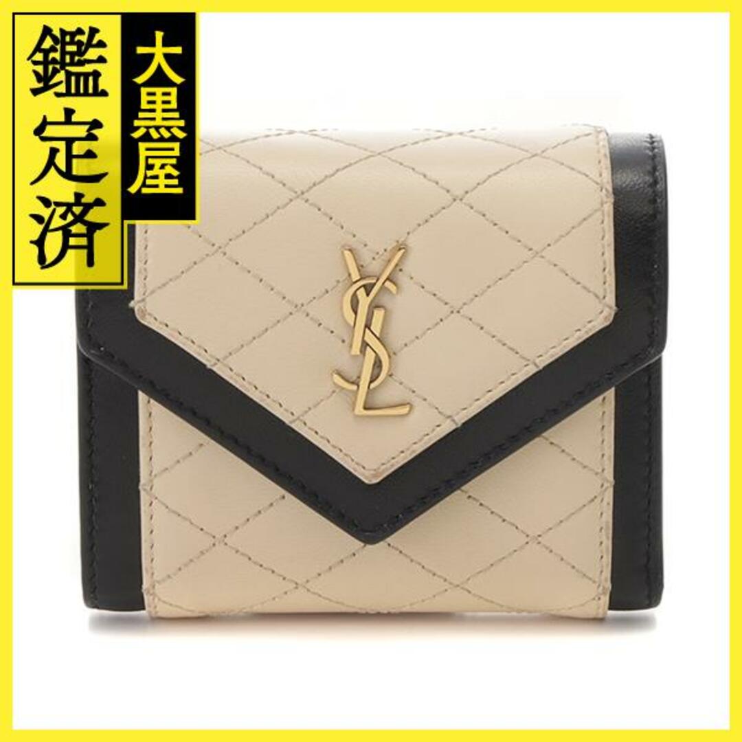 Amazon | [サンローランパリ] 二つ折り財布 モノグラム ブラック