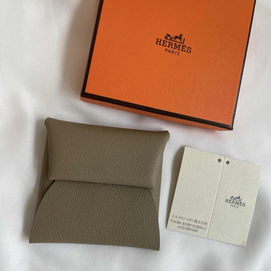 エルメス HERMES バスティア コインケース ベージュマルファ エルメス HERMES バスティア コインケース ベージュマルファ