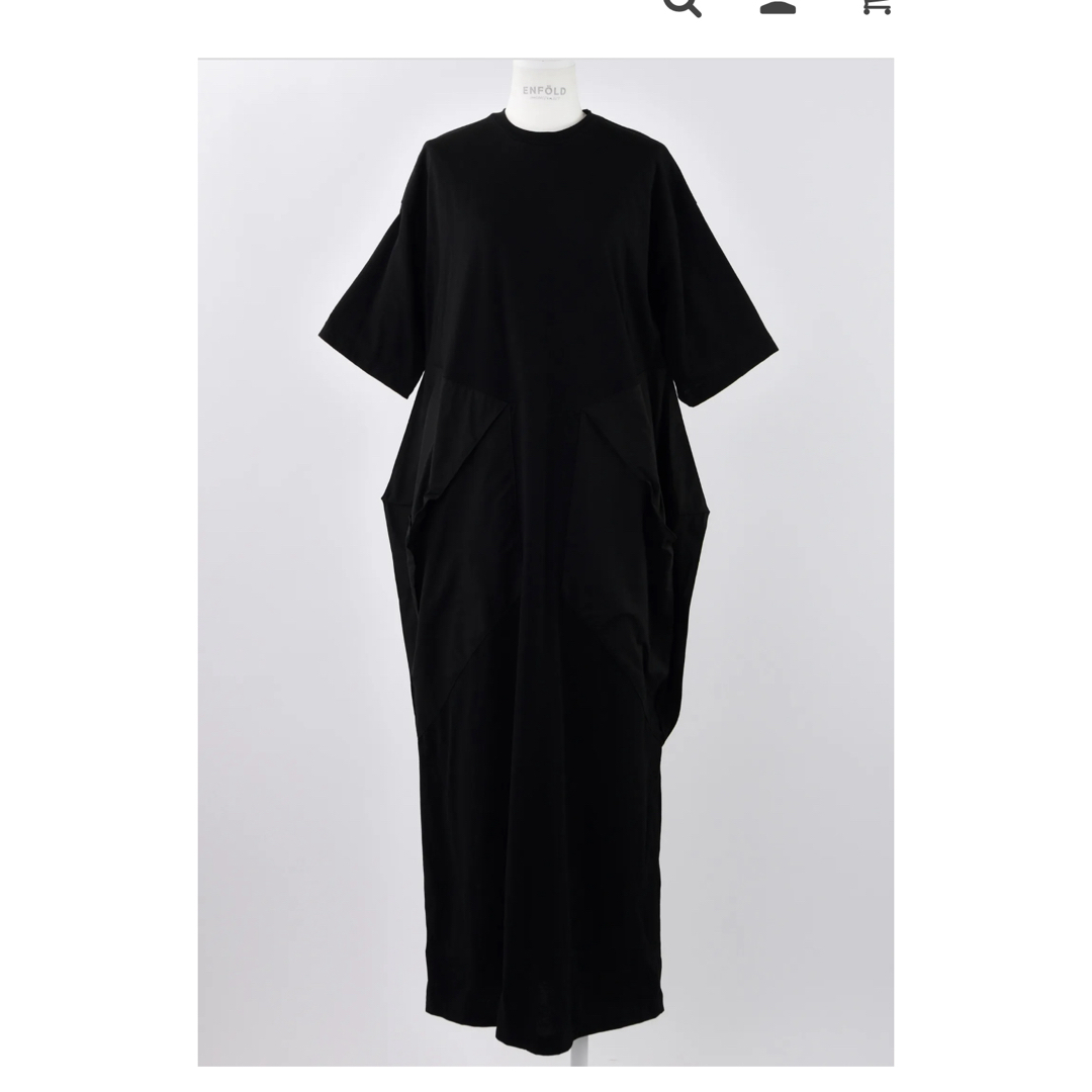 ENFOLD - 【新品に近い美品】enfold SQUARE DRAPE DRESSの通販 ENFOLD - 【新品に近い美品】enfold SQUARE DRAPE DRESSの通販