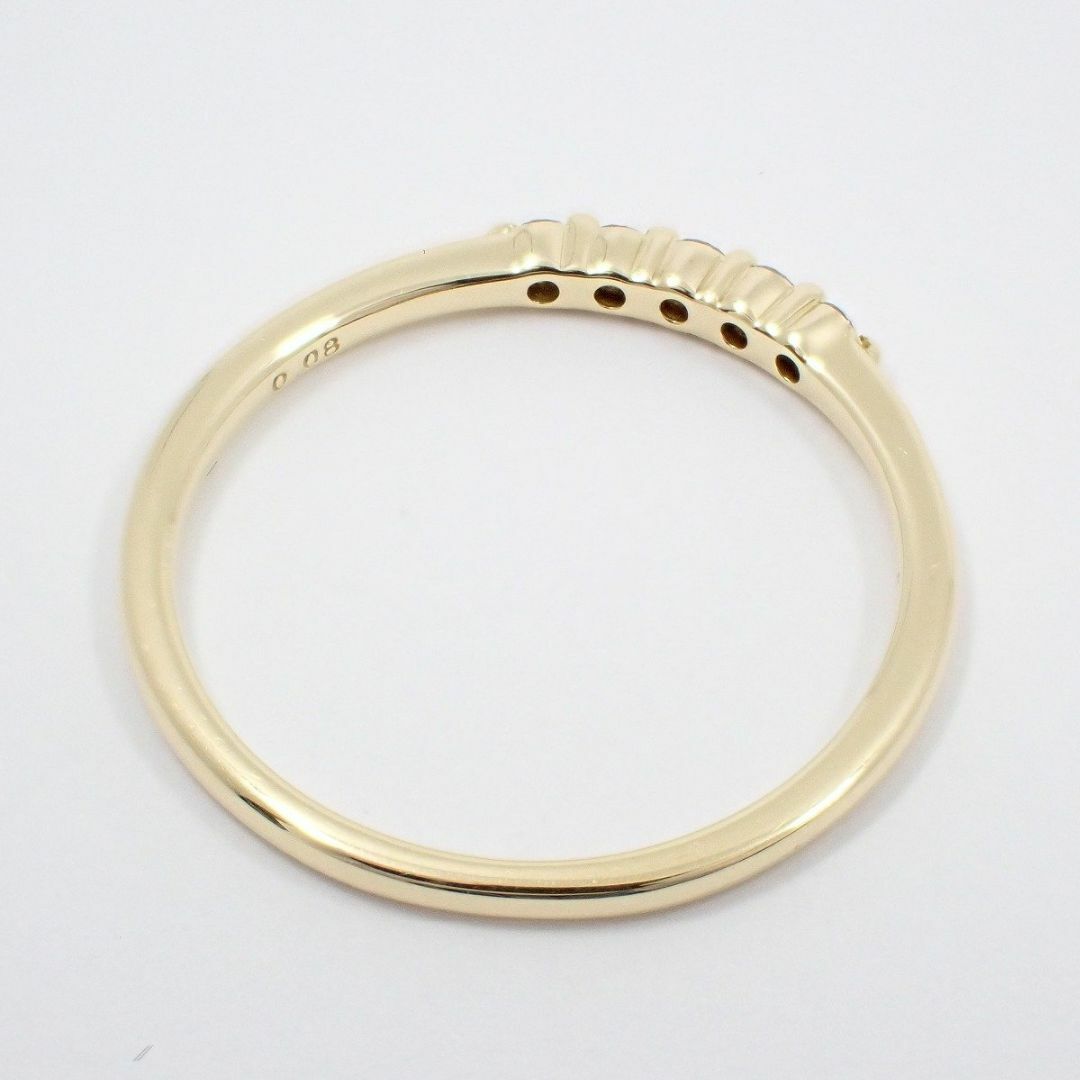 ahkahblanc アーカーブラン リング 指輪 K18/ダイヤモンド0.08ct 9号 ahkahblanc アーカーブラン リング 指輪 K18/ダイヤモンド0.08ct 9号