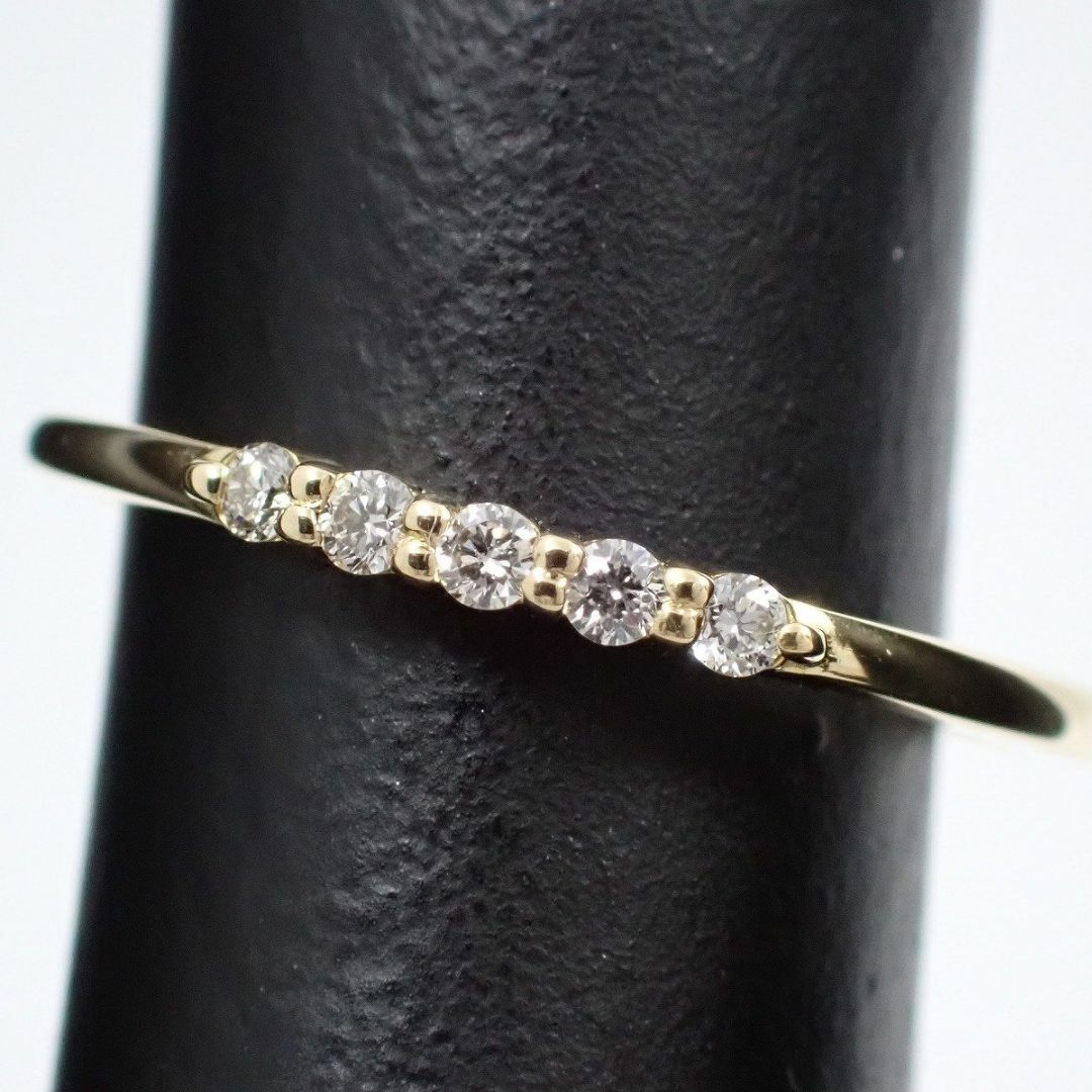 ahkahblanc アーカーブラン リング 指輪 K18/ダイヤモンド0.08ct 9号 ahkahblanc アーカーブラン リング 指輪 K18/ダイヤモンド0.08ct 9号