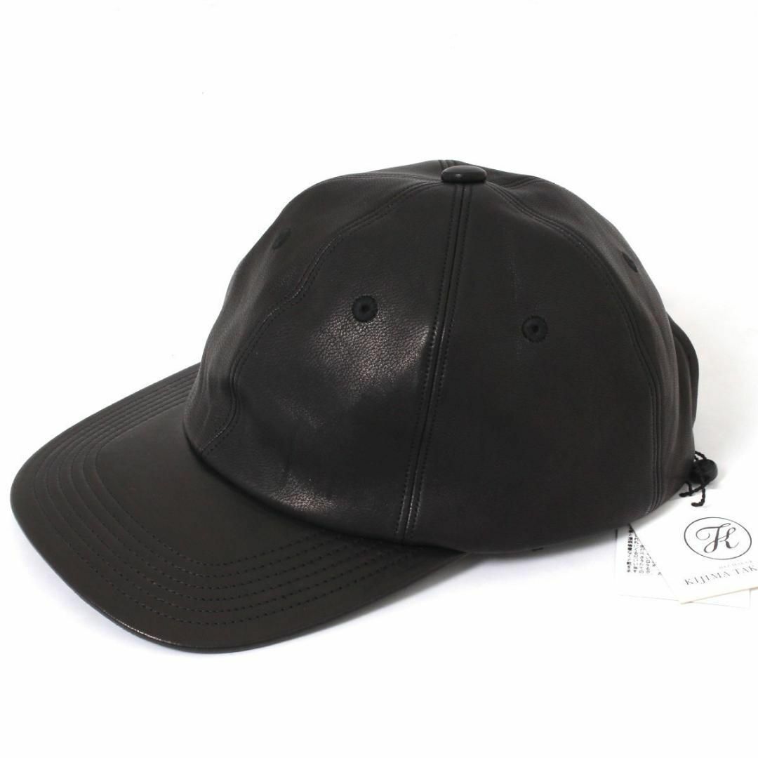 新品 KIJIMA TAKAYUKI DEERSKIN 6PANEL CAP 黒 帽子 新品 KIJIMA TAKAYUKI DEERSKIN 6PANEL CAP 黒 帽子