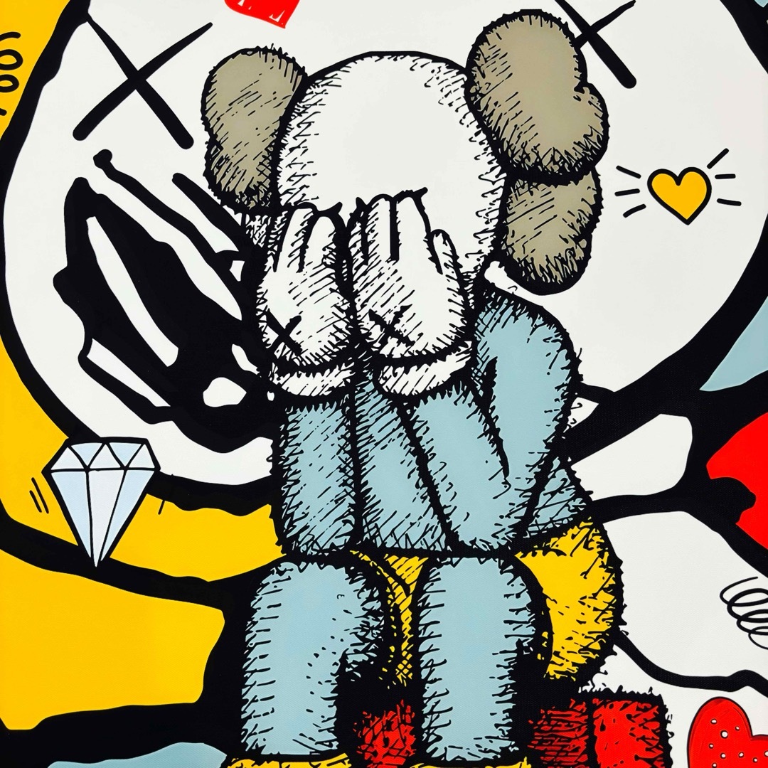 ポスター】KAWS(カウズ)12 ベアブリック(A1サイズ)の通販 by ポスター】KAWS(カウズ)12 ベアブリック(A1サイズ)の通販 by