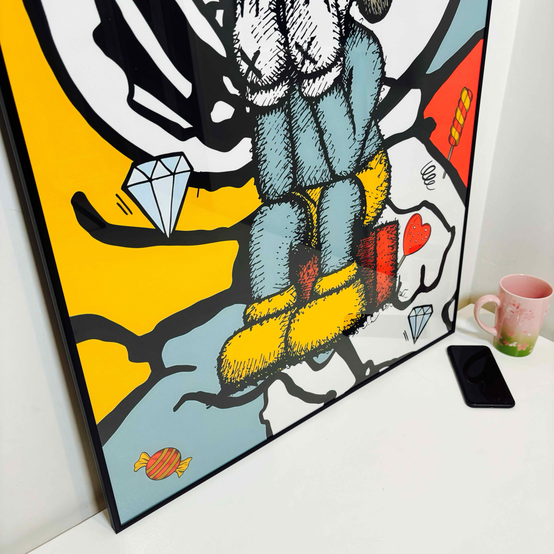 ポスター】KAWS(カウズ)12 ベアブリック(A1サイズ)の通販 by ポスター】KAWS(カウズ)12 ベアブリック(A1サイズ)の通販 by