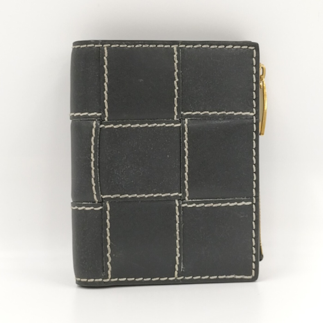 BOTTEGA VENETA 二つ折り財布 マキシイントレチャート レザー 財布 BOTTEGA VENETA 二つ折り財布 マキシイントレチャート レザー 財布