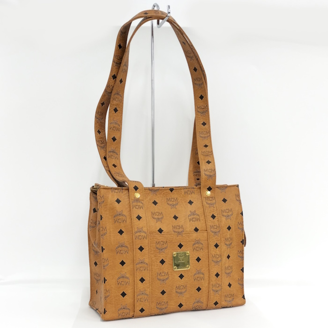 MCM トートバッグ ヴィセトス柄 レザー ブラウン MCM トートバッグ ヴィセトス柄 レザー ブラウン