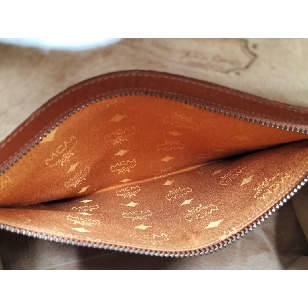 MCM トートバッグ ヴィセトス柄 レザー ブラウン MCM トートバッグ ヴィセトス柄 レザー ブラウン