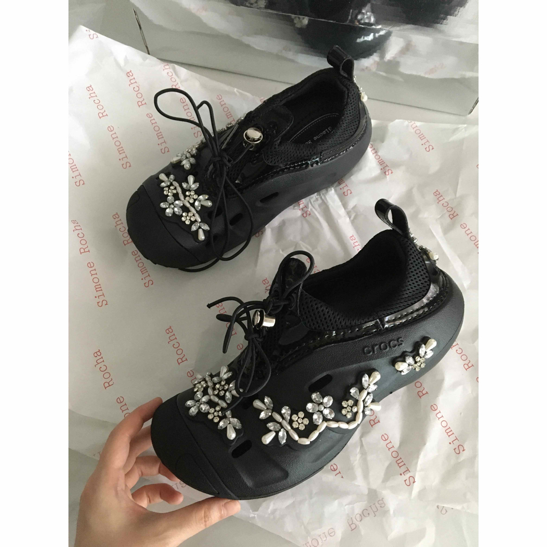 Simone Rocha Crocs シモーネロシャ クロックス ブラック 黒 Simone Rocha Crocs シモーネロシャ クロックス ブラック 黒