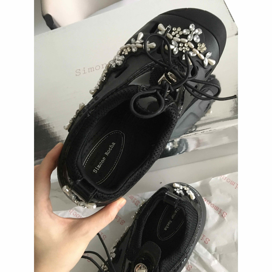 Simone Rocha Crocs シモーネロシャ クロックス ブラック 黒 Simone Rocha Crocs シモーネロシャ クロックス ブラック 黒